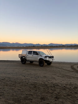 N70 Hilux Mid Entry 4" Stainless Snorkel