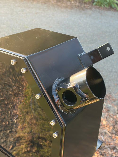 N70 Hilux Mid Entry 4" Stainless Snorkel - Hill Fabrication