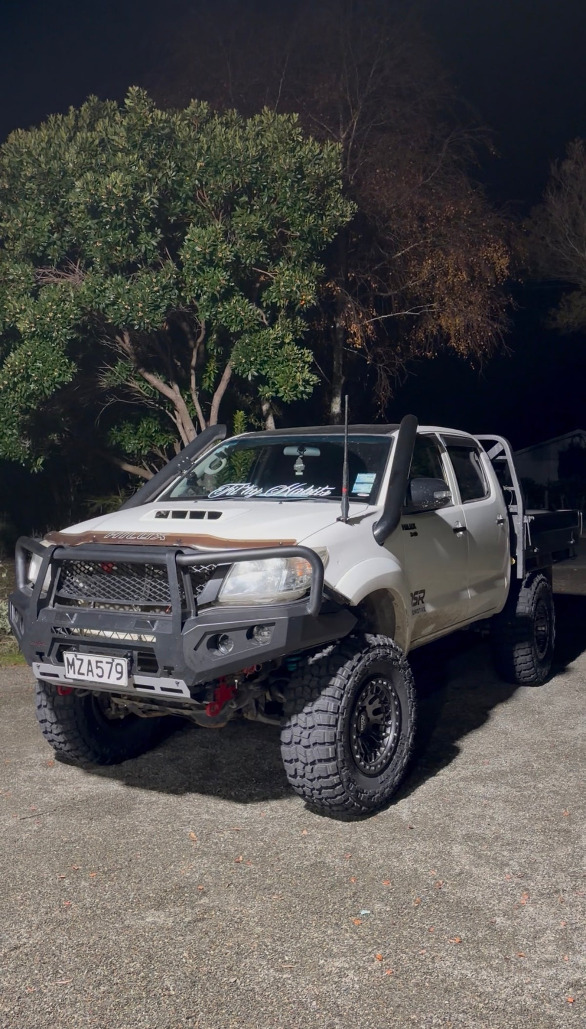 N70 Hilux Short Entry 4" Stainless Snorkel